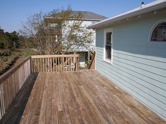 Upper back deck view of Intra-Coastal Waterway and North Topsail Beach
