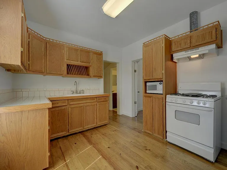 Spacious kitchen with all appliances.