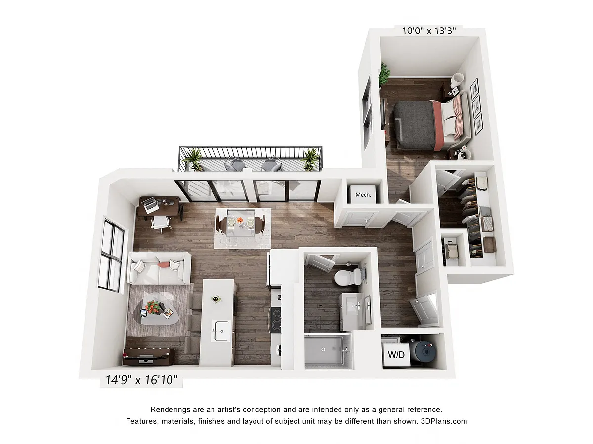 Floor plan HQ-1F