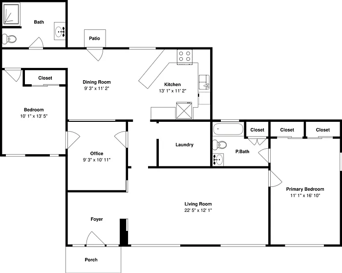2 bed, 2.0 bath, 1199 sqft, $1,395 — Photo 2