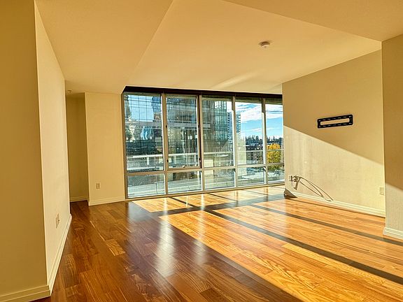 View from kitchen to living room.