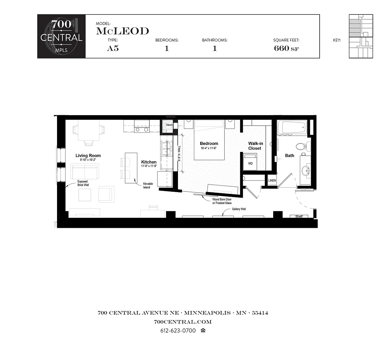 Floor plan McLeod - LOFTS