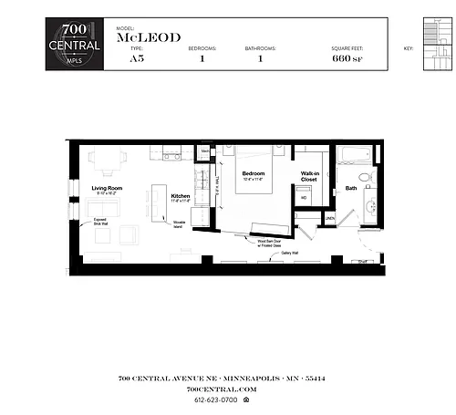 Floor plan McLeod - LOFTS