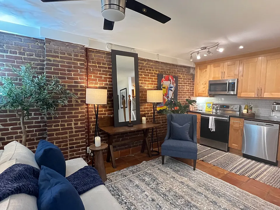 original Exposed brick cozy den