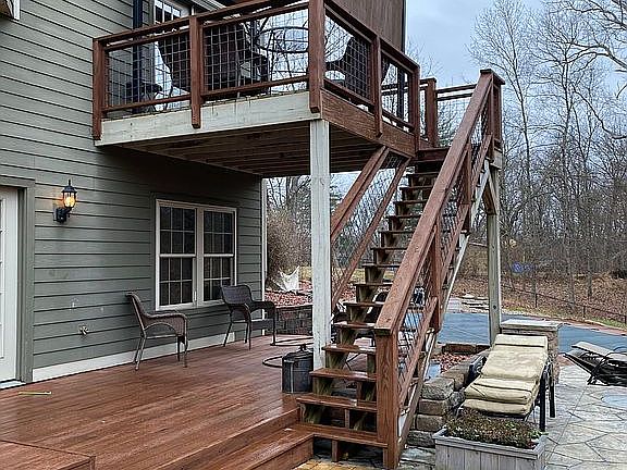 Upstairs  Deck From Patio
