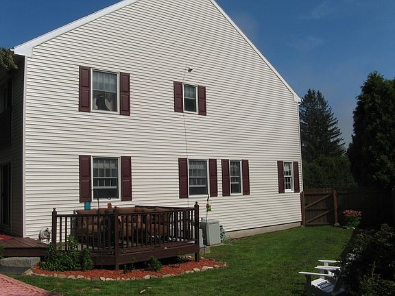 Large, fenced in backyard