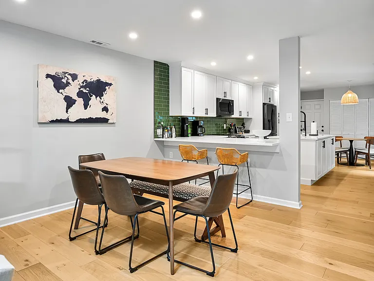Dining room and bar for kithcen