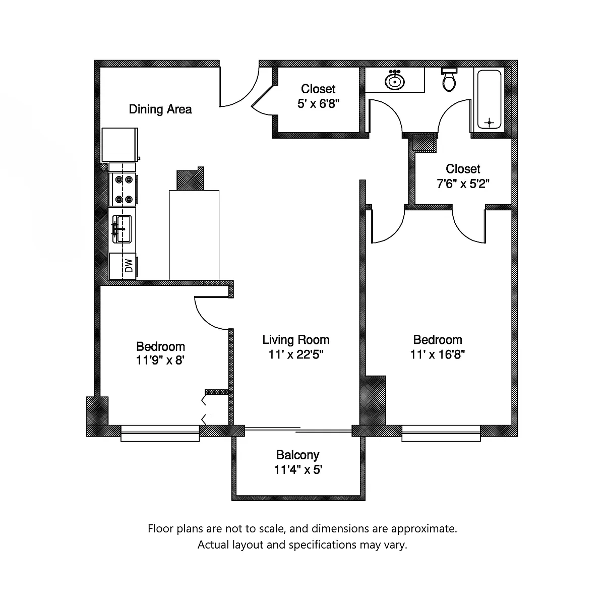 Floor plan 2x1 Renovated