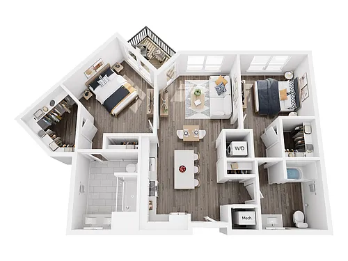 Floor plan B1