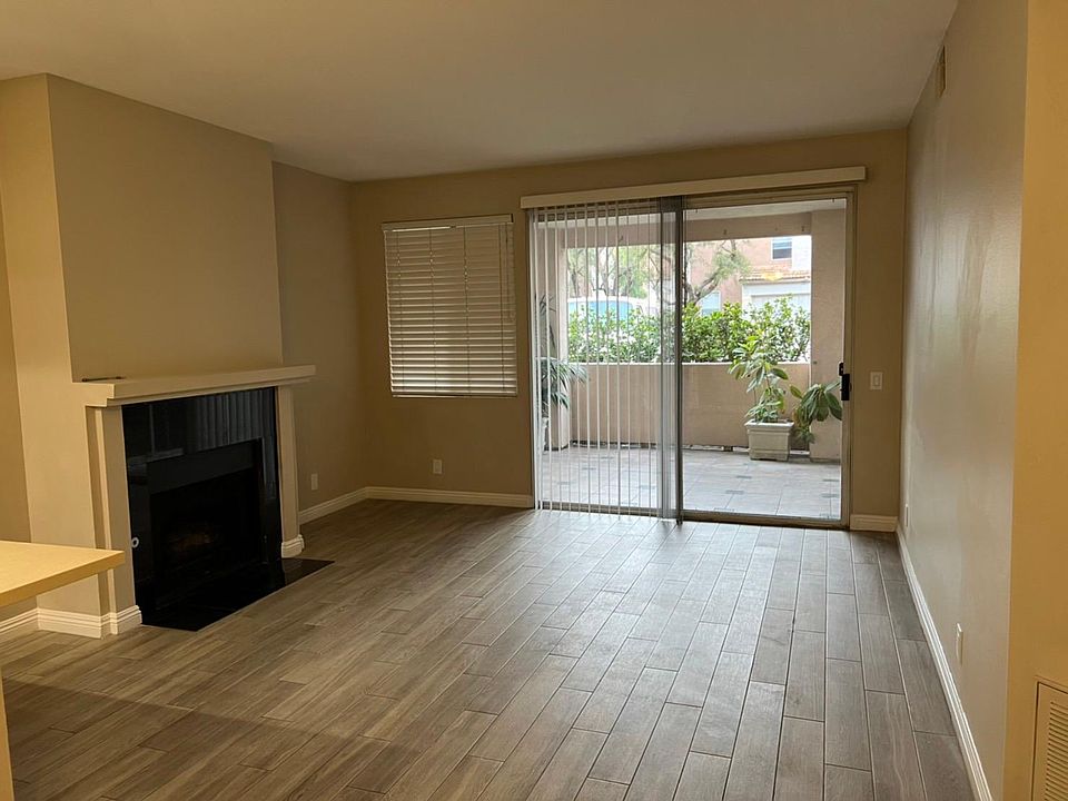 Living room with patio access