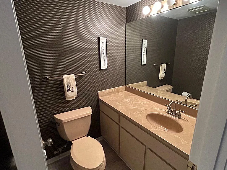 Fist floor half bath