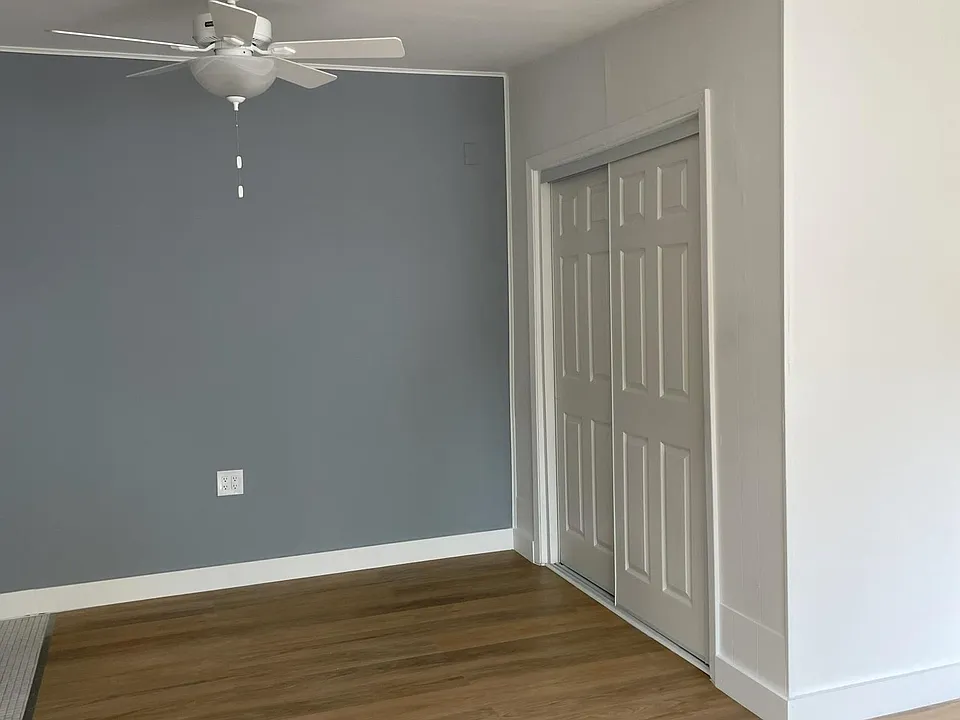extra large closet with shelves