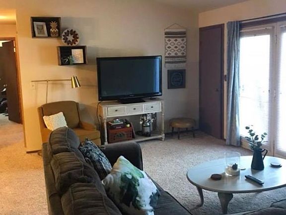 Living room with attached balcony