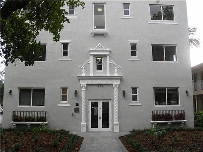 Front of building