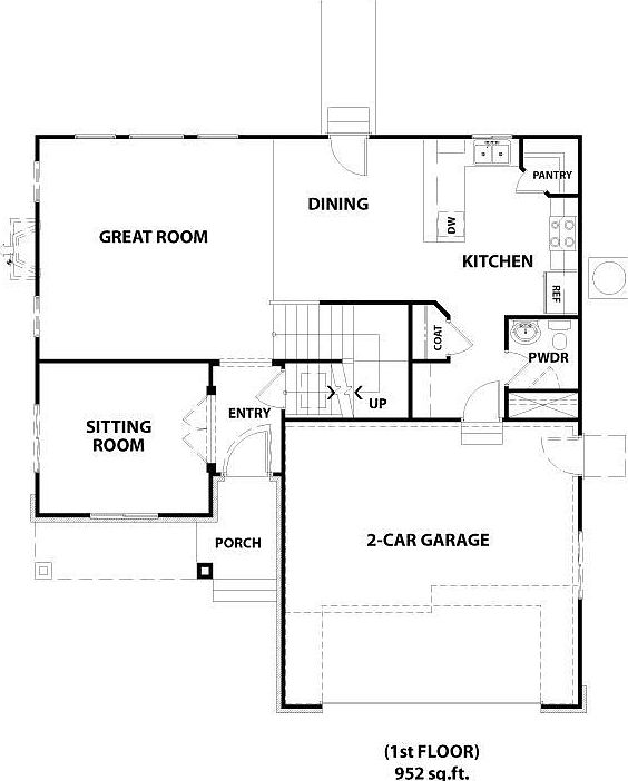 Glacier Plan - First Floor
