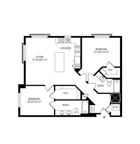 Floor plan 2C