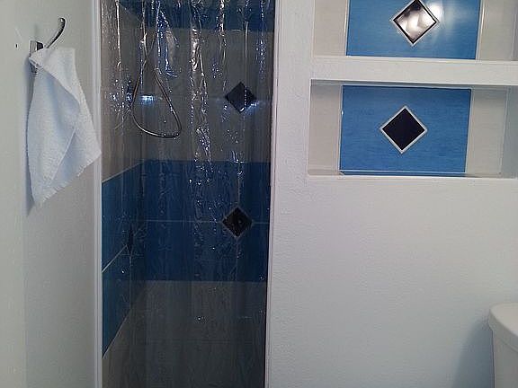 Master walk in shower