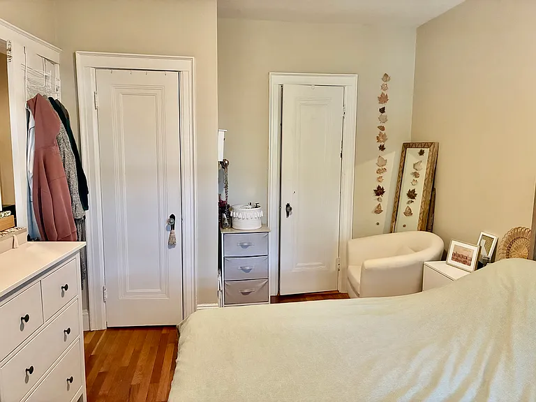 Two closets in large bedroom!