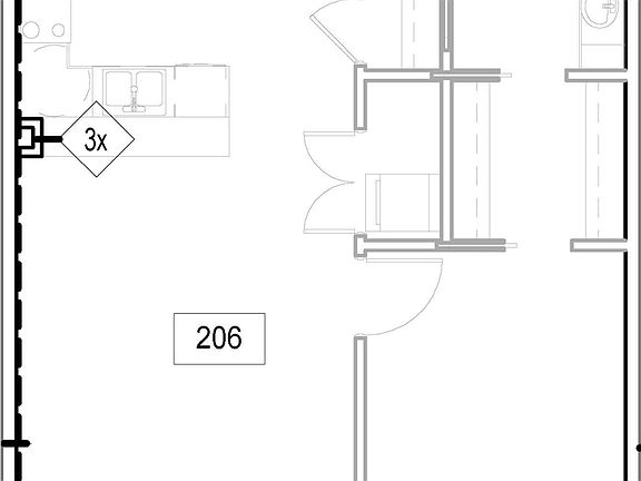 3rd image of 106 Mountain Haus Dr #1B-1Ba-800Sqft