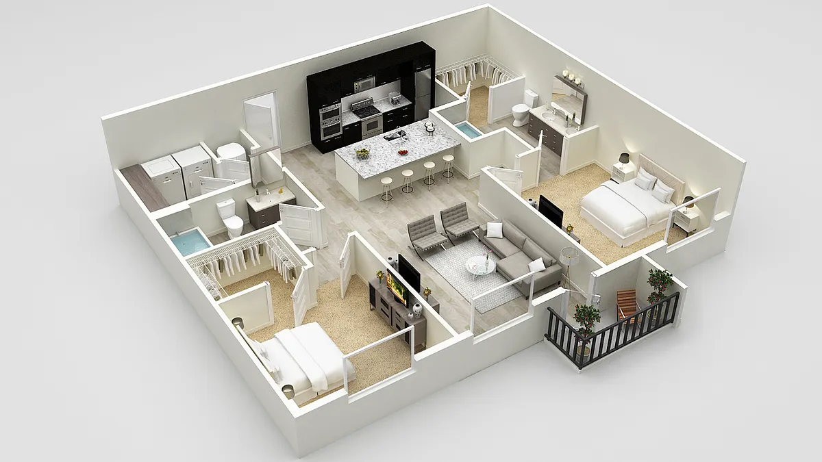 Floor plan B2A