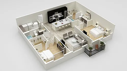 Floor plan B2A