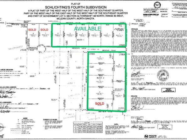 Schlichtings 4th Subdivision, Garrison, ND 58540