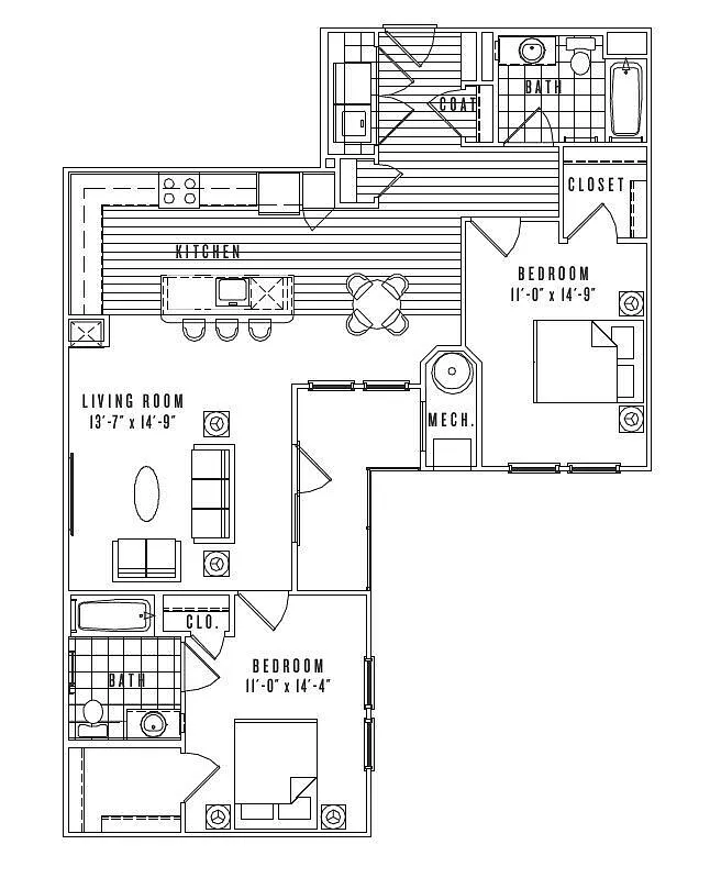 Floor plan B11