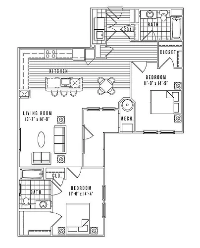 Floor plan B11
