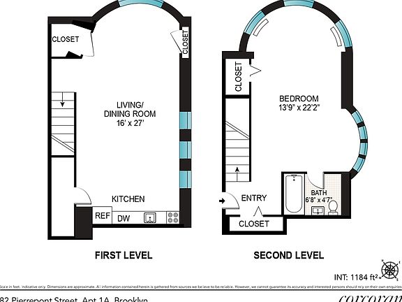 2nd image of 82 Pierrepont St APT 1A