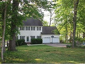 Lakefront Nestled in the woods