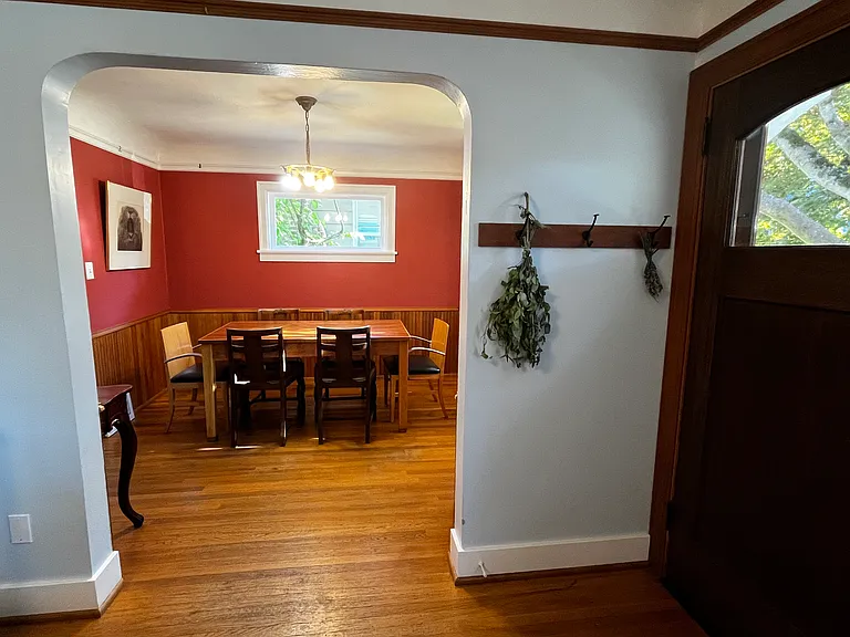 passageway to the dining room
