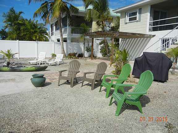 waterfront back yard