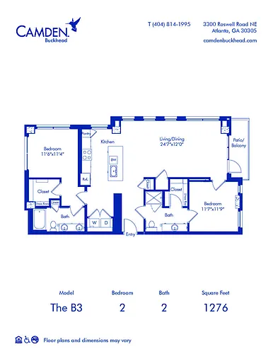 Floor plan The B3