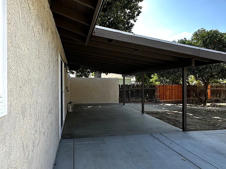 Patio for entertainment