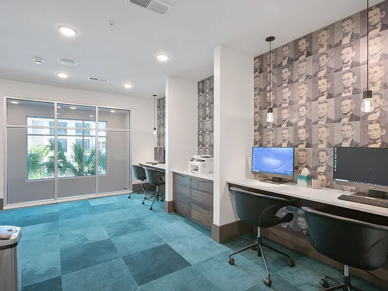 Stay productive in a modern coworking space.