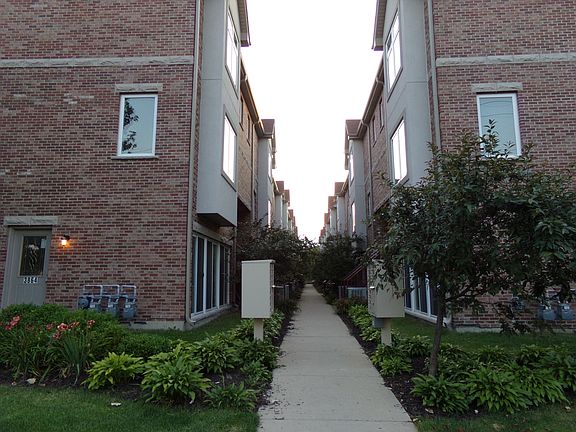 front of complex