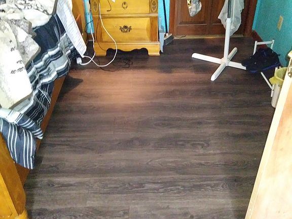 newer flooring in master 