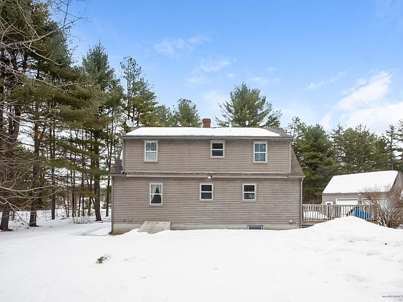 Backyard with 2 car detached garage