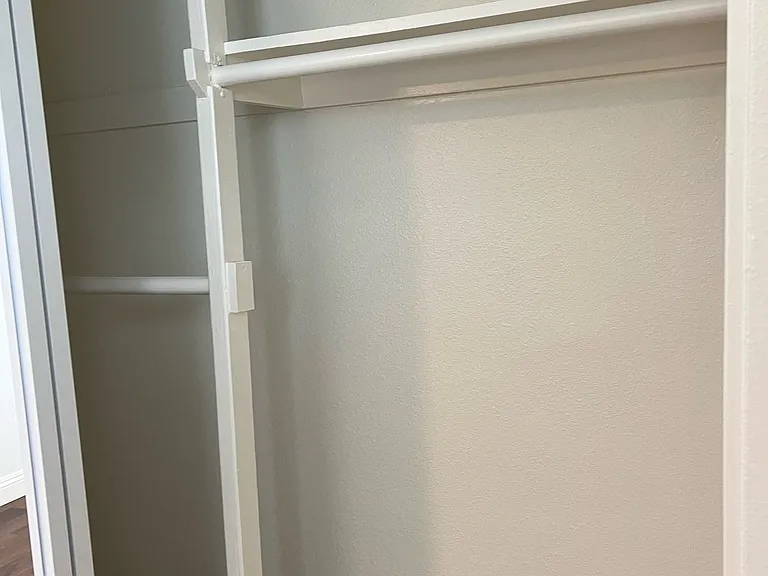 Bedroom Closet storage 1 side