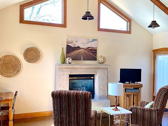 Suite One fireplace
