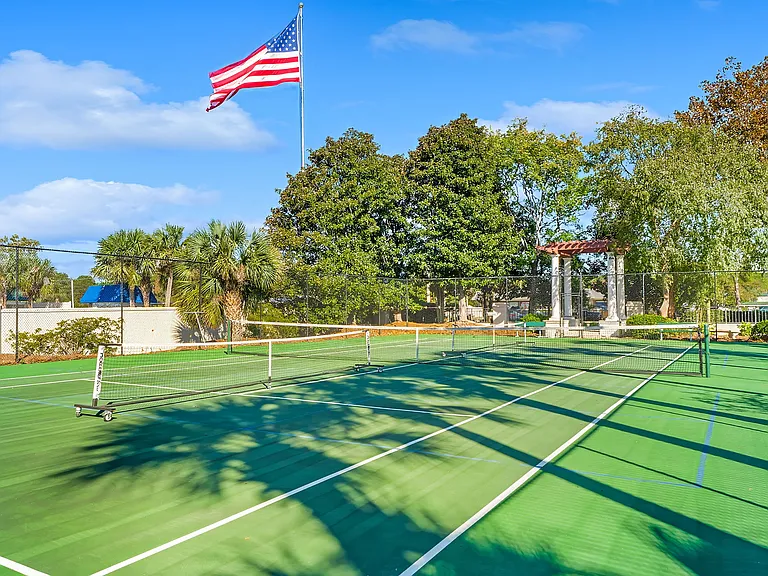 tennis courts