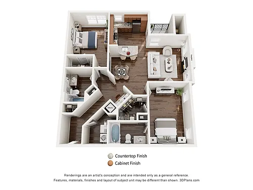 Floor plan Jasmine - Renovated