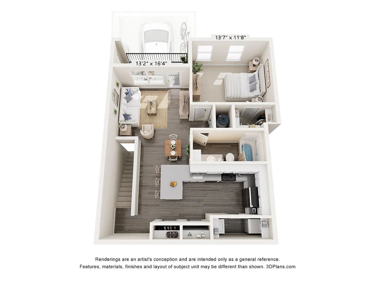 Floor plan Delta w/Garage