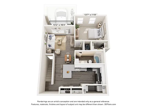 Floor plan Delta w/Garage