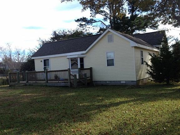 Back yard and deck.