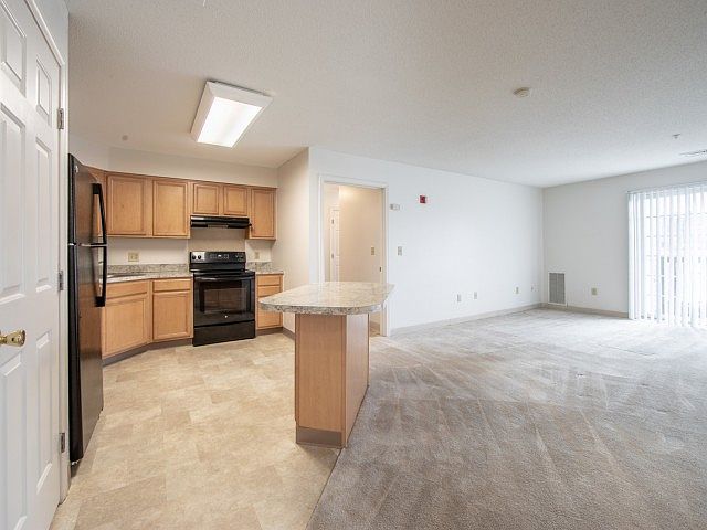 Kitchen with an island