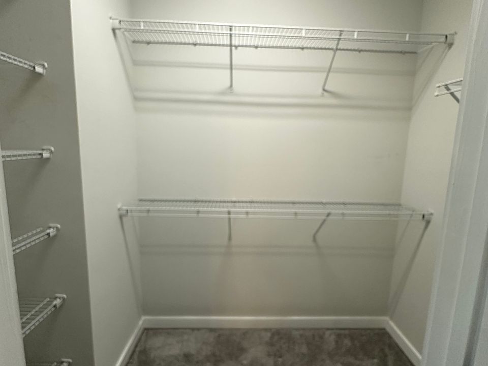 Primary walk in closet