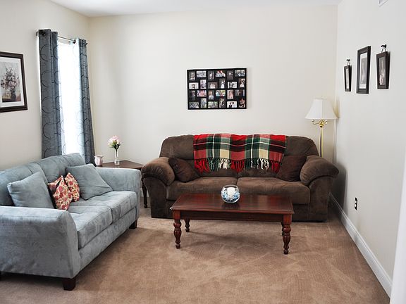 Formal Living Room with new carpeting