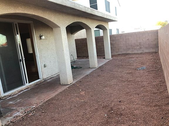 Back Yard with covered patio