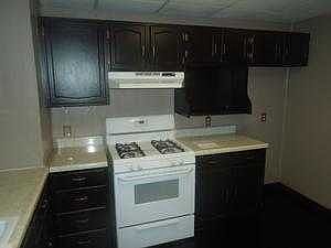view of kitchen to stove/oven